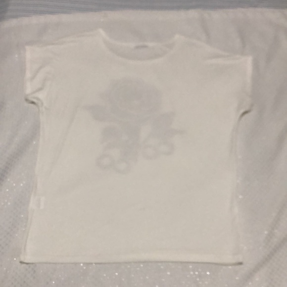 YUNA Cream  Blouse Womens Size L/XL - Picture 7 of 7